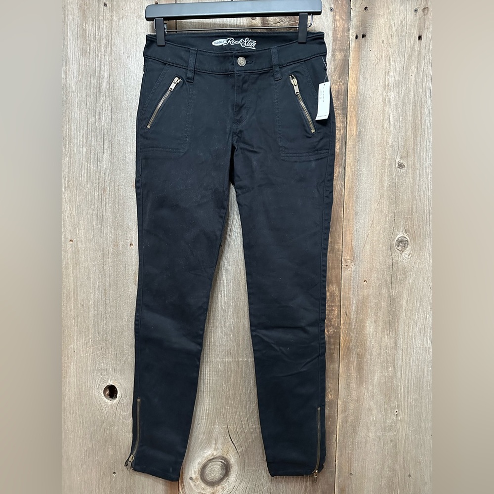 2013 Old Navy Rockstar Utility Pants in Black Size 4 Women’s